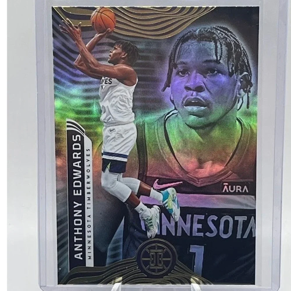 Anthony Edwards Aura 2021 Panini Illusions 27 NBA Minnesota Timberwolves